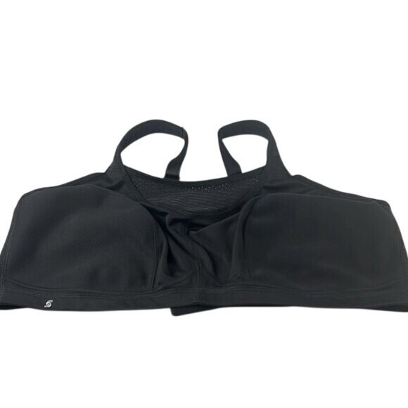 Glamorise Elite Performance Cami Sport Bra Black 50C No-Bounce Camisole Elite - Picture 4 of 10